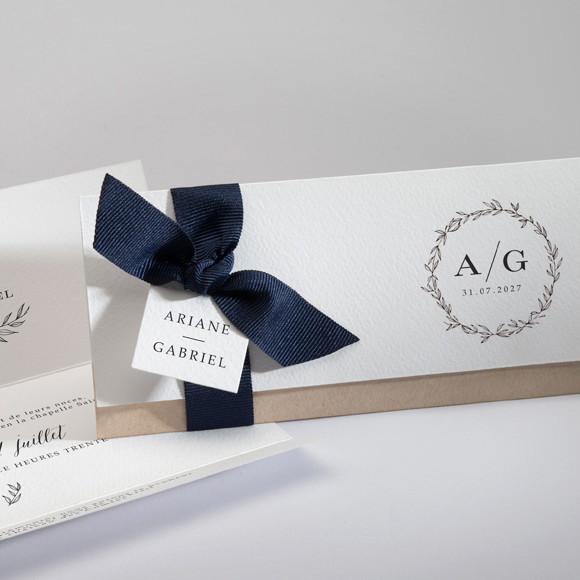 Faire-part mariage Douce harmonie réf.N94107