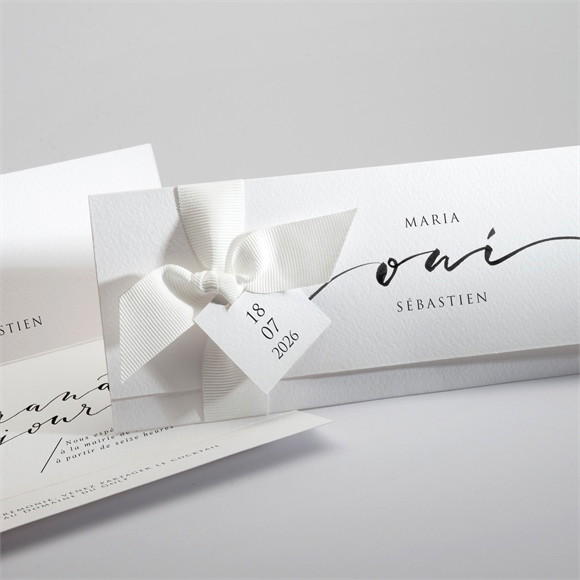 Faire-part mariage Elle a dit Oui réf.N94108