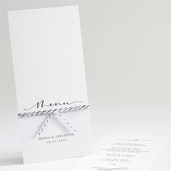 Menu mariage Elle a dit Oui réf.N22163