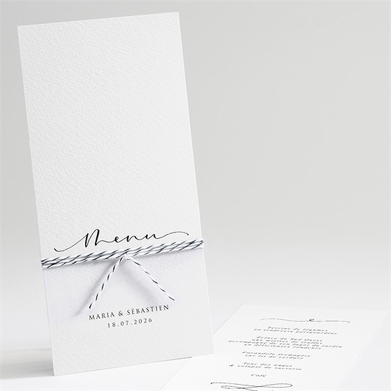 Menu mariage elle a dit oui