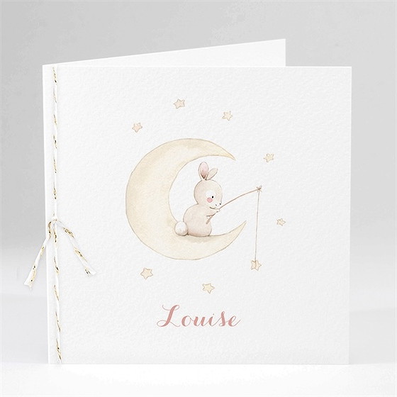 Faire-part naissance pêcheur d'étoile