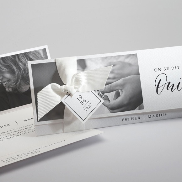 Faire-part mariage Liés pour toujours réf.N94109