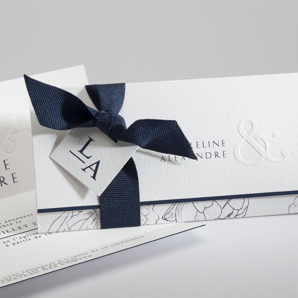 Faire-part mariage Chic et moderne réf.N94110