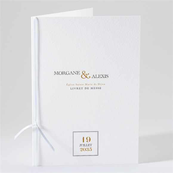 Livret de messe mariage Lettre moderne réf.N49177