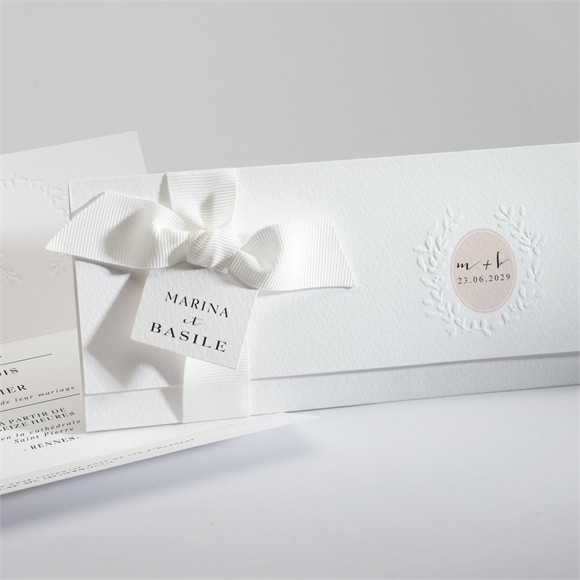 Faire-part mariage Médaillon réf.N94113