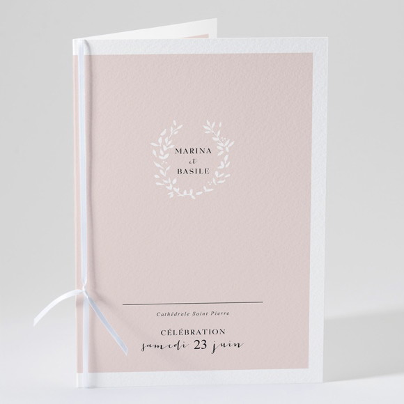 Livret de messe mariage Médaillon réf.N49178