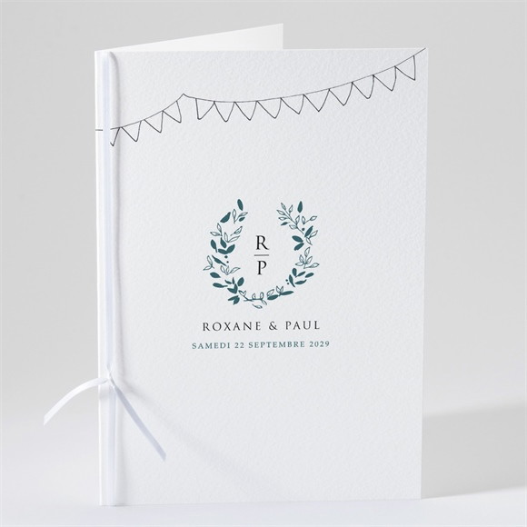 Livret de messe mariage Belle couronne réf.N49180