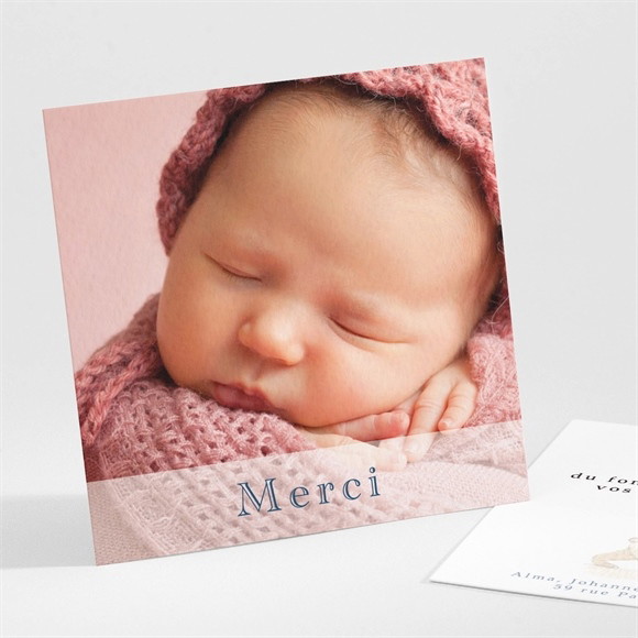 Remerciement naissance Bel Ours réf.N30172