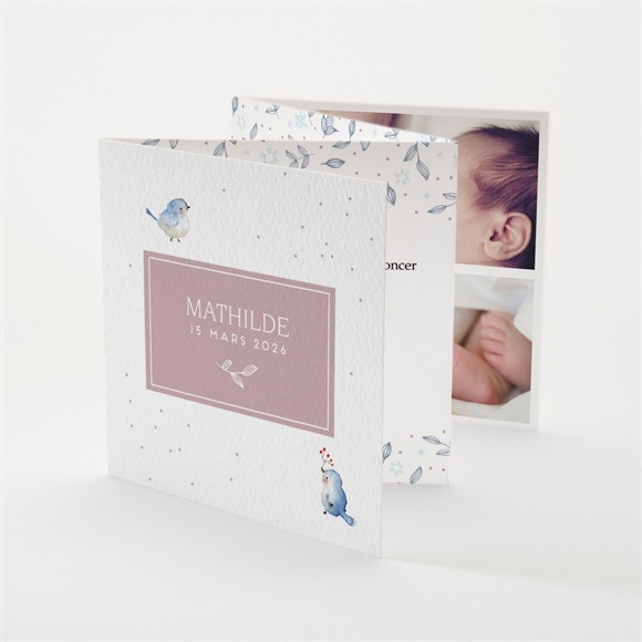 Faire-part naissance Mon petit oiseau réf.N83115