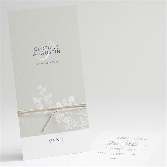 Menu mariage Esperluette réf.N22165