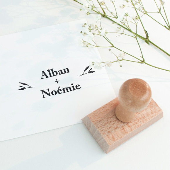 Tampon mariage Lui + elle réf.N95010