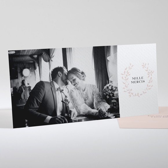 Remerciement mariage Médaillon réf.N13184