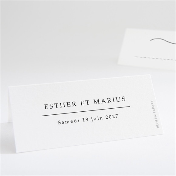 Marque-place mariage Liés pour toujours réf.N440699