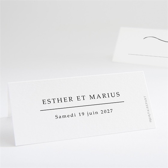 Marque-place mariage liés pour toujours