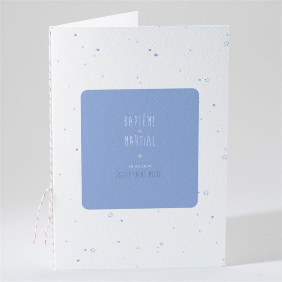 Livret de messe baptême Cadre et motifs réf.N49194