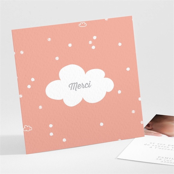 Remerciement naissance Joli Ciel réf.N30187