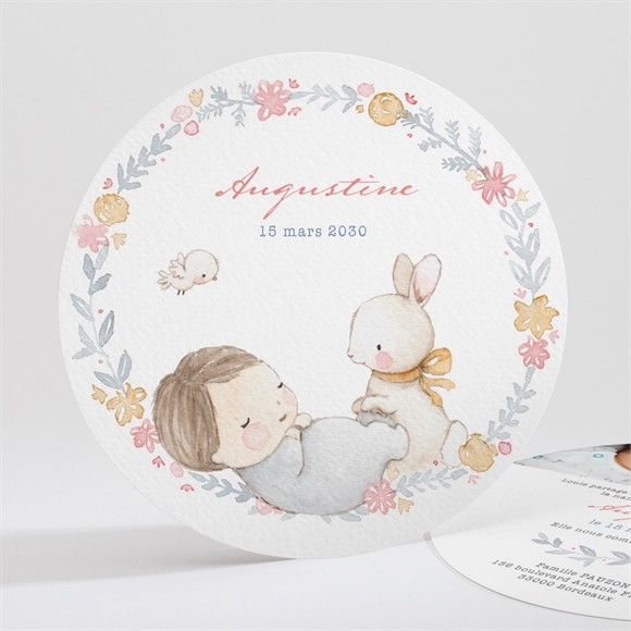 Faire-part naissance Sieste entre amis réf.N321120