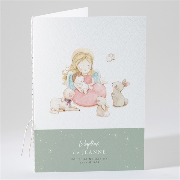 Livret de messe baptême Tendre Scène réf.N49199