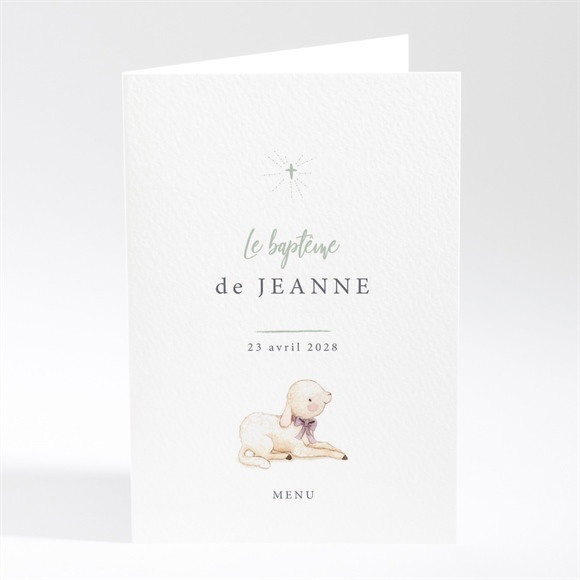 Menu baptême Tendre Scène réf.N401817