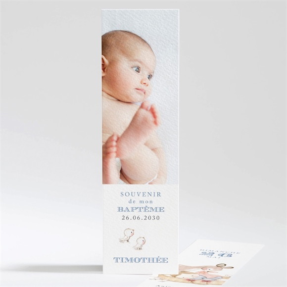 Signet baptême Illustration animaux réf.N20150