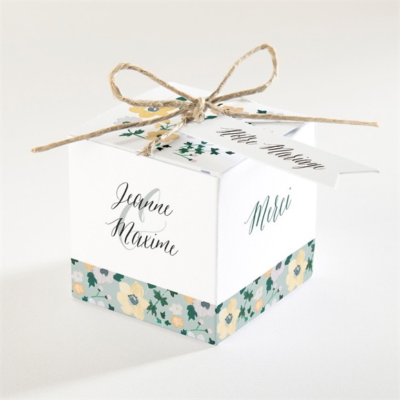 Boîte de dragées mariage Oui en relief réf.N340177