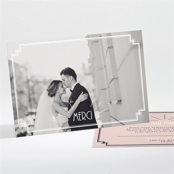 Remerciement mariage Tout en un réf.N111247