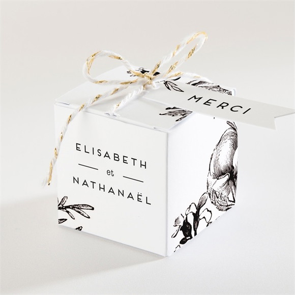 Boîte de dragées mariage Tout en un ! réf.N340181