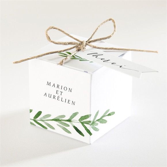 Boîte de dragées mariage Branche d'amour réf.N340182