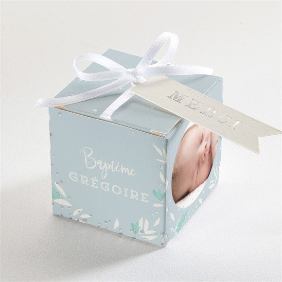 Boîte de dragées baptême Colombe en folie réf.N340192