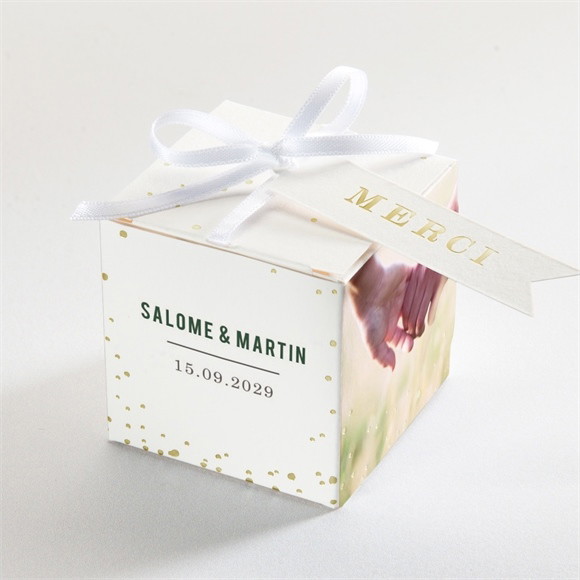 Boîte de dragées mariage Merci pour Tout réf.N340191