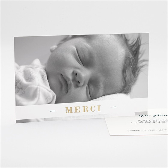 Remerciement naissance belle inscription