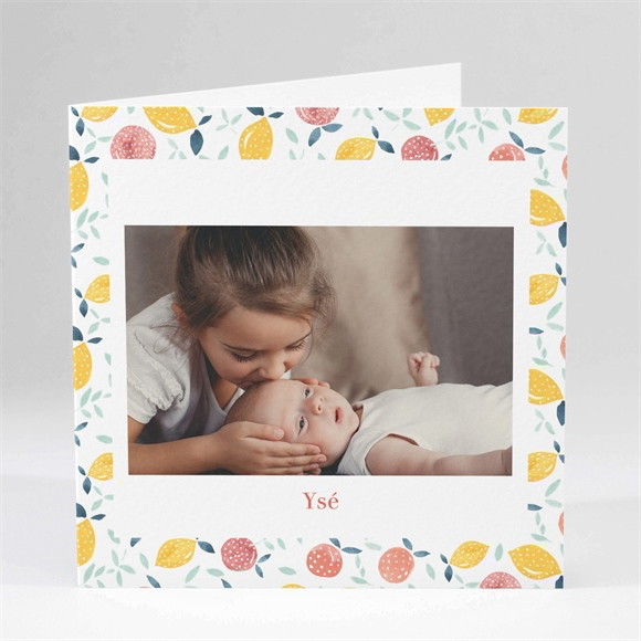 Faire-part naissance Fruits d'été réf.N451145