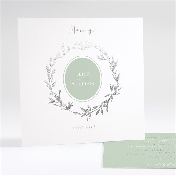 Faire-part mariage Chaude ambiance réf.N35112