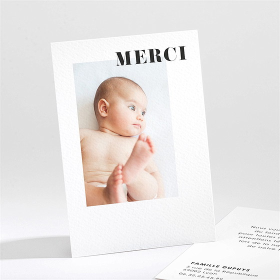 Remerciement naissance il est né!