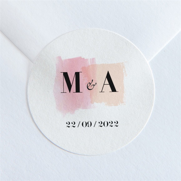 Sticker mariage Charmantes couleurs réf.N36001