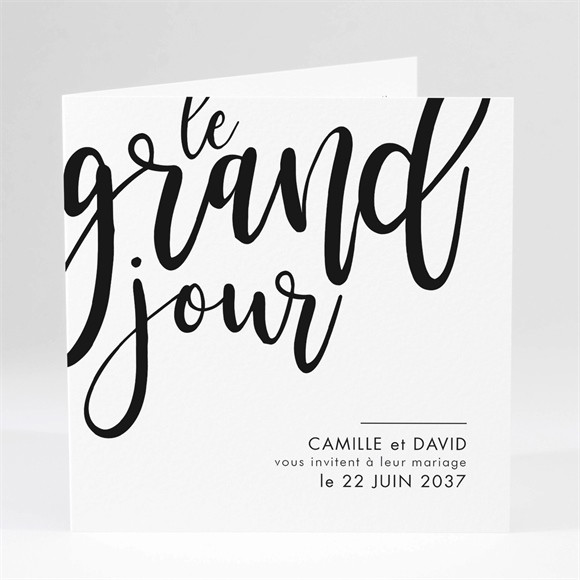 Faire-part mariage Le Grand Jour réf.N46102