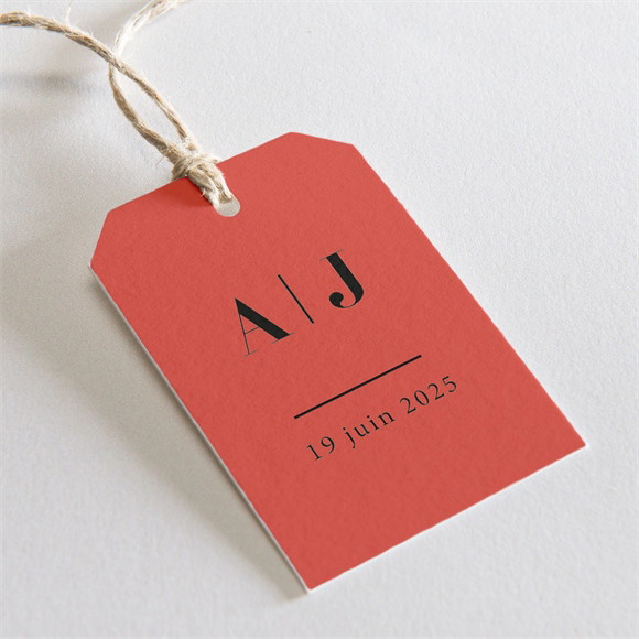 Etiquette mariage Enlacés réf.N29104