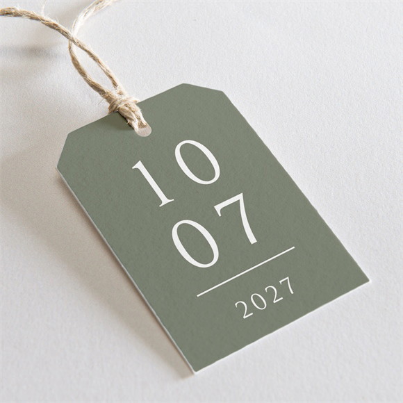 Etiquette mariage The Big Day réf.N29105