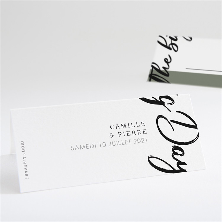 Marque-place mariage The Big Day réf.N440724