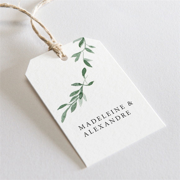 Etiquette mariage A l'ombre de l'olivier réf.N29106