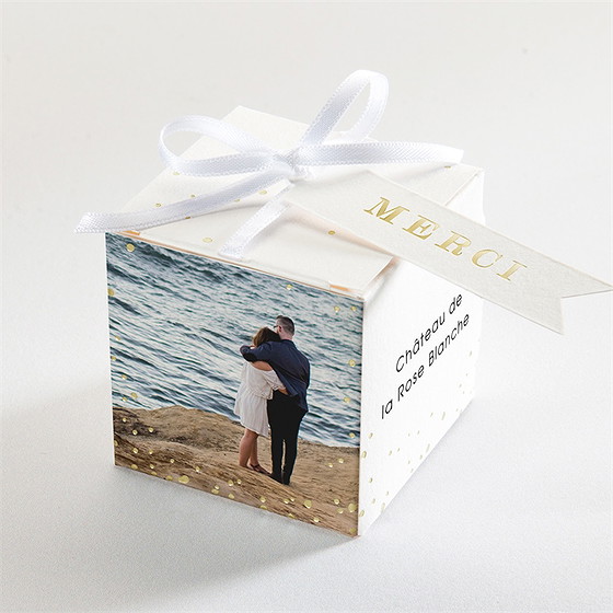 Boîte de dragées mariage tendresse