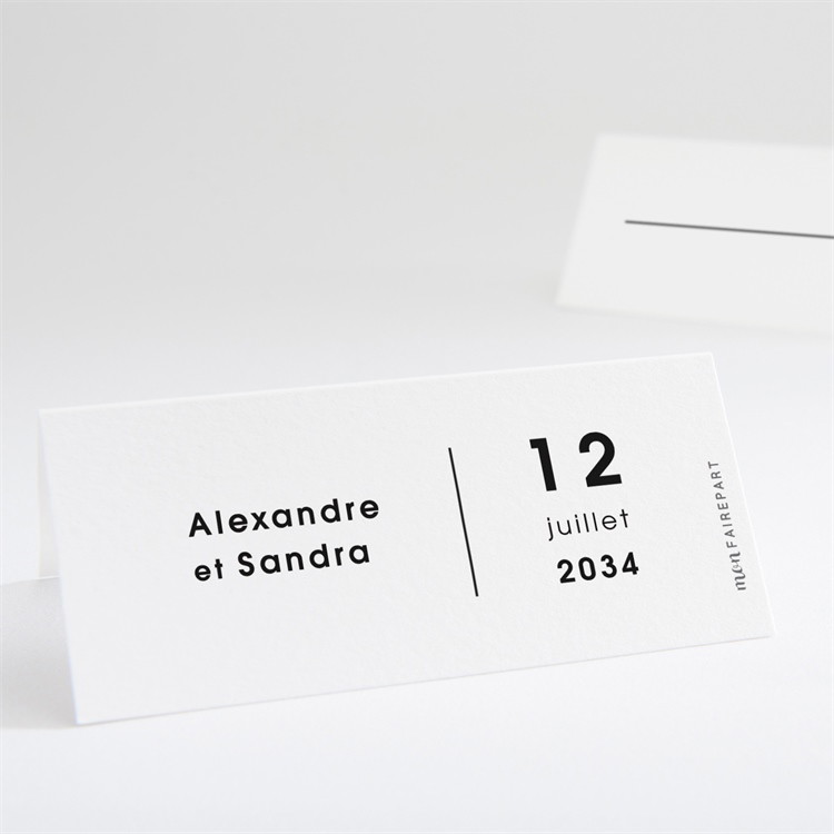 Marque-place mariage Tendresse réf.N440722