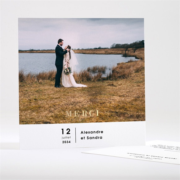 Remerciement mariage Tendresse réf.N35113