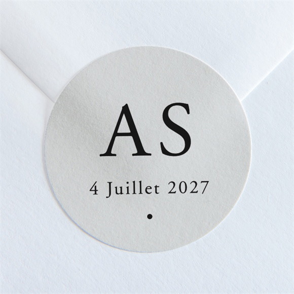 Sticker mariage Que je t'aime réf.N36009