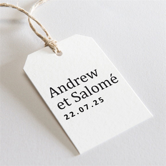 Etiquette mariage Love touch réf.N29107