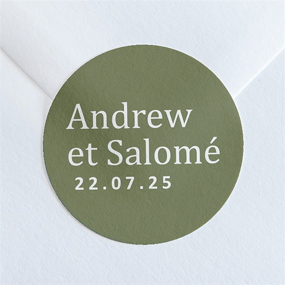 Sticker mariage love touch