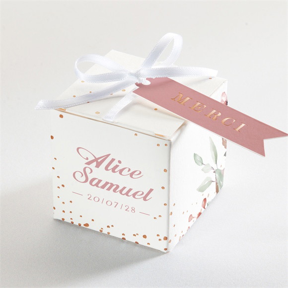 Boîte de dragées mariage Baroque réf.N340213