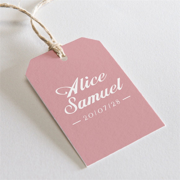 Etiquette mariage Baroque réf.N29111