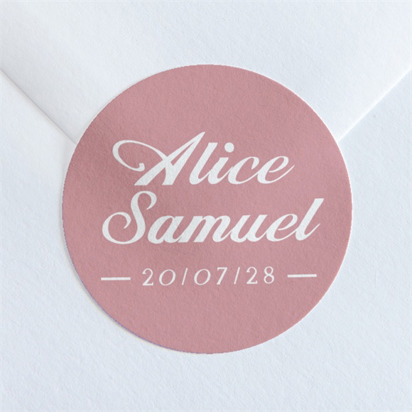 Sticker mariage Baroque réf.N36011