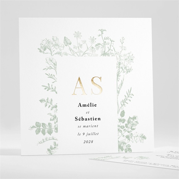 Faire-part mariage Belle nature réf.N35118